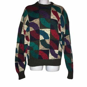 Boston Traders Vintage 1990's Geometric Sweater XL
